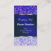 visitekaartje Glitter Grafische Achtergrond (Achterkant)