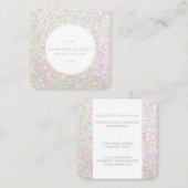 Visitekaartje - Glitter Iridescent NIEUW ONTWERP (Voorkant / Achterkant)