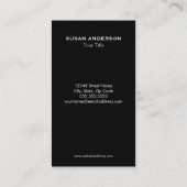 Visitekaartje Glitter Music Note (Achterkant)