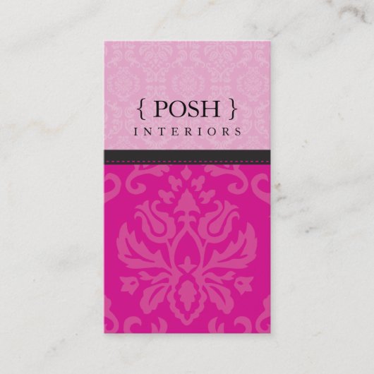 VISITEKAARTJE:: goddelijk damast P 1 Visitekaartje (Voorkant)