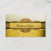 Visitekaartje Gold Amber Beer Ale zwart (Voorkant)