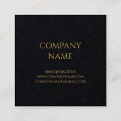 VISITEKAARTJE : GOLD MANDALA + OHM (Achterkant)