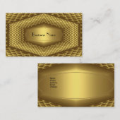 Visitekaartje Gold Metal (Voorkant / Achterkant)