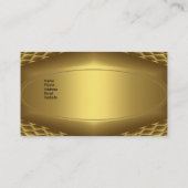 Visitekaartje Gold Metal (Achterkant)