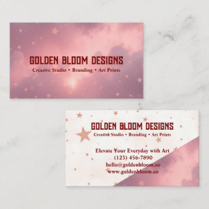 Visitekaartje Golden Bloom