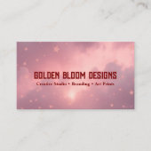 Visitekaartje Golden Bloom (Voorkant)