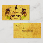 Visitekaartje Golden Dragons (Voorkant / Achterkant)
