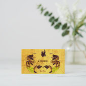 Visitekaartje Golden Dragons (Staand voorkant)