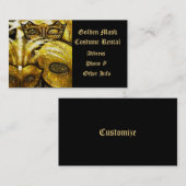 Visitekaartje Golden Mardi Gras (Voorkant / Achterkant)