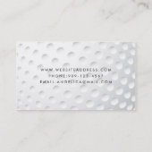 Visitekaartje Golf Instructor (Achterkant)