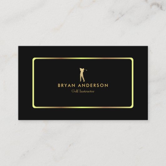 Visitekaartje Golf Instructor (Voorkant)