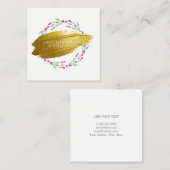 visitekaartje - Goud penseelspijn Wreateren (Voorkant / Achterkant)