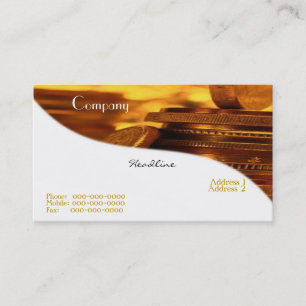 Visitekaartje gouden munten