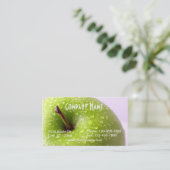 Visitekaartje Green Apple (Staand voorkant)