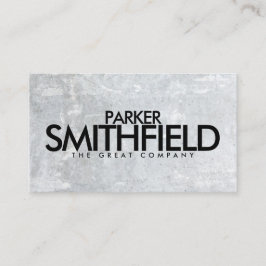 Visitekaartje grijs betonsteen