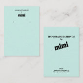 Visitekaartje Groen bijbelvervormd beeldscherm (Voorkant / Achterkant)