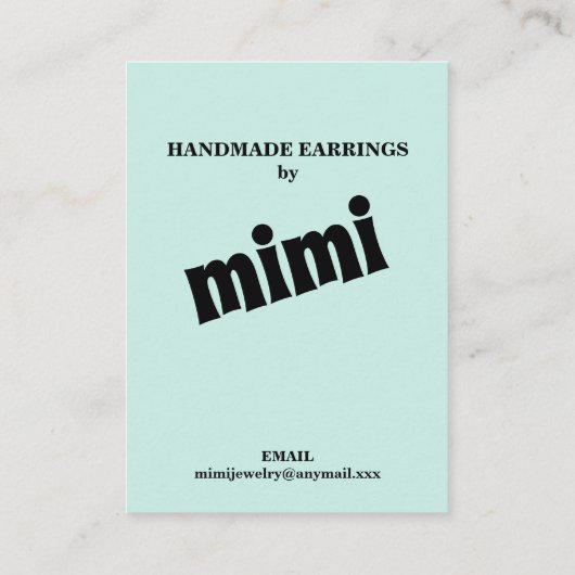 Visitekaartje Groen bijbelvervormd beeldscherm (Achterkant)