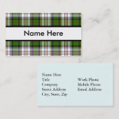 Visitekaartje Groen speldenvlees (Voorkant / Achterkant)