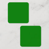 Visitekaartje Groen vierkant (Voorkant / Achterkant)
