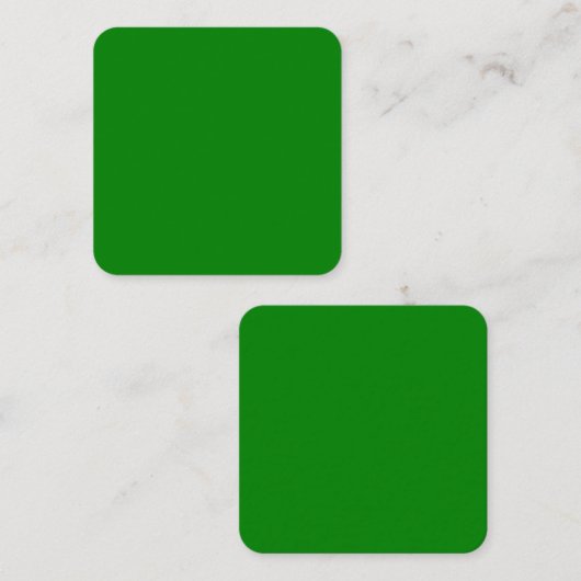 Visitekaartje Groen vierkant (Voorkant / Achterkant)