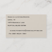 Visitekaartje Groen Vlaams Weddenschap (Achterkant)