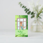 Visitekaartje groene bellen reinigen (Staand voorkant)