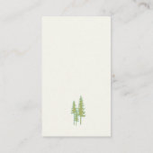 Visitekaartje Groene bomen Logo (Achterkant)