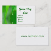 Visitekaartje groene dag (Voorkant / Achterkant)