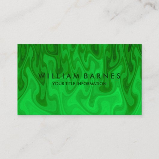 Visitekaartje Groene golven (Voorkant)