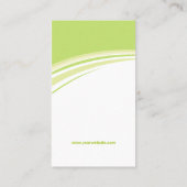 Visitekaartje Groene golven (Achterkant)