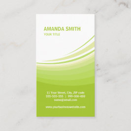 Visitekaartje Groene golven