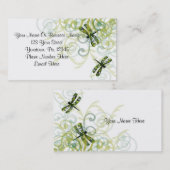 Visitekaartje groene libellen (Voorkant / Achterkant)