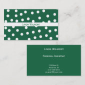 Visitekaartje Groene Polen (Voorkant / Achterkant)