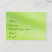 Visitekaartje groene ruimte (Achterkant)