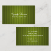 Visitekaartje Groene Stripe (Voorkant / Achterkant)