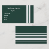 Visitekaartje Groene Stripes (Voorkant / Achterkant)