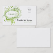 Visitekaartje groene wijnstokken (Voorkant / Achterkant)