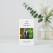 Visitekaartje groenten (Staand voorkant)