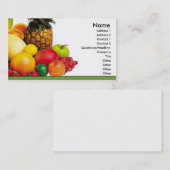 visitekaartje groenten en fruit (Voorkant / Achterkant)