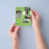 Visitekaartje grootte briefkaart flyer (Hand)