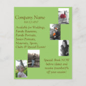 Visitekaartje grootte briefkaart flyer (Achterkant)