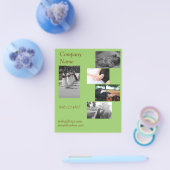 Visitekaartje grootte briefkaart flyer (Enkel)