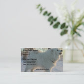 Visitekaartje Grote Pyreneeën (Staand voorkant)