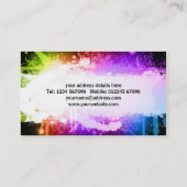 Visitekaartje Grunge Design (Achterkant)