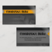 Visitekaartje Grunge grijze stippen (Voorkant / Achterkant)