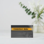 Visitekaartje Grunge grijze stippen (Staand voorkant)