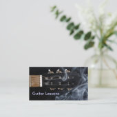 Visitekaartje: Guitarles Visitekaartje (Staand voorkant)