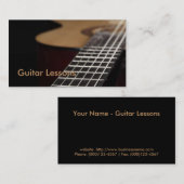 Visitekaartje: Guitarles Visitekaartje (Voorkant / Achterkant)