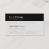 Visitekaartje, Gym Training foto aanpasbaar Visitekaartje (Voorkant)