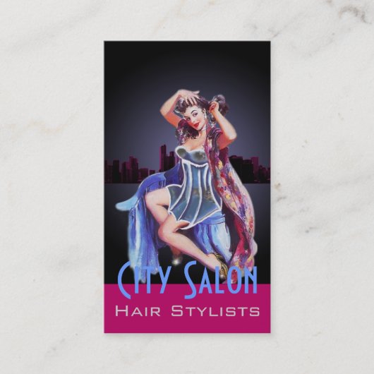 Visitekaartje - Haarstijlen (Voorkant)
